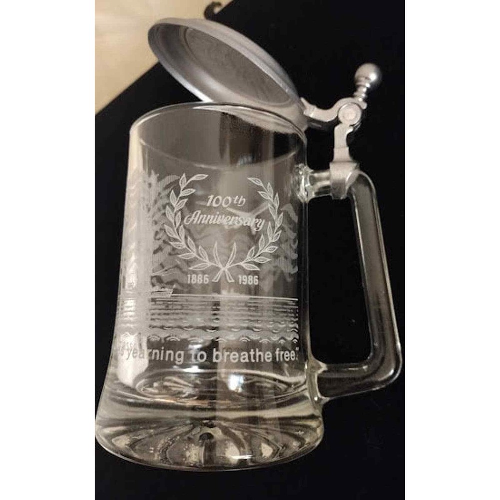 Vintage 1986 Stein Commemorating the 100th Anniversary of the Statue of Liberty‎